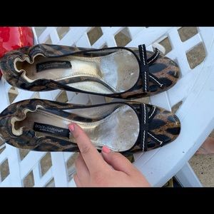 Dolce and Gabbana Cheetah print heels